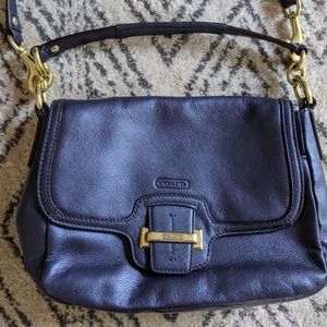 Eggplant Coach Crossbody Purse